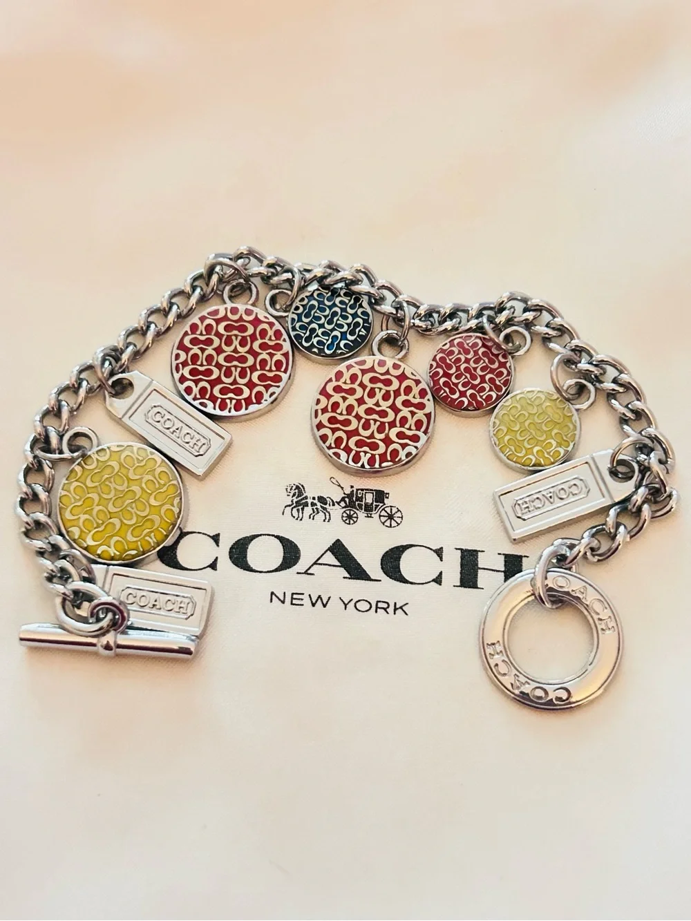 Coach Y2K Charm Bracelet